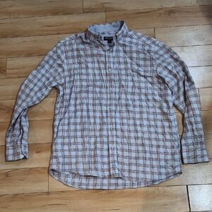 Johnston & Murphy Men's Size Large Long Sleeve Button-Down Shirt *